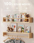 G&W Gruwald Set 3, 23 Inches) Nursery Book Shelves, of Wall Bookshelf, Book Shelf for Kids Rooms, Wall Book Shelves