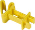 Zareba IT2XY-Z Snap-on 2-Inch Extender T-Post Insulator, Yellow, 25 per Bag