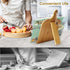 Bamboo Cookbook Stand for Kitchen Counter, Adjustable and Foldable Recipe Book Holder
