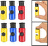 6pc Set Cinch BPA-Free Premium Quality ALAZCO Bag Clips - Value Food Fruit Bread Bag Non-Slip Grip EASY Squeeze & Lock