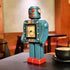Robot Automatons Vintage Clock Bot Craft Cartoon Droid Model for Desktop Home Bedroom Office Robot Collection Boys Man