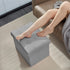 17 inch AmasSmile Storage Ottoman Foot Rest Stool, Velvet Footstool Bench, Short Ottomans Stool, Small Folding Storage