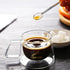 6 Pcs Clear Glass Spoons, 5.1 Inch Stirring Teaspoons for Coffee, Mixing Spoon Tea Stirrers