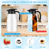 2 Pcs 51 oz Thermal Coffee Carafe, Stainless Steel Vacuum Pot Flask with Brushes, Insulated Coffee Dispenser