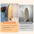 Nawwoo 2 Counter Pcs Natural Wood Arch Decor, Boho Shelf & Serving Board for Fireplace Mantel, Kitchen - Light Pine