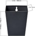 Black Stainless Steel Narrow Wall Mount Beer Bottle Cap Catcher Bucket
