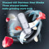 Electric Garlic Chopper, 250ML Mini Portable Veggie Chopper, Wireless Food Processor for Vegetables