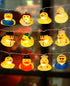 AceList 20 LED Yellow Duck String Lights - 9.8ft Long, Child-Friendly Decor,