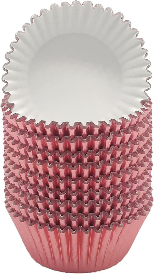 Standard Rose Gold Foil Cupcake Liners, Muffin Baking Cups for Party and More, 200-Count