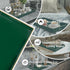 15.8" 10.2" 1.4" MAONAME Dark Green Decorative Tray, Serving Tray with Handles, Plastic Trays for Coffee Table