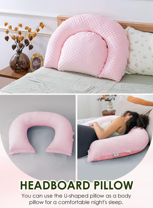 INSEN Reading Pillow with Back Support, Sit Up Bed Pillow for Reading, Nursing & Relaxation, for Adults, Moms and Kids