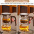 Package, 27oz/800ml Enchanti Tea Pot, Glass Teapot with Removable Infuser, Magnetic Loose Leaf Tea Steeper, Magic
