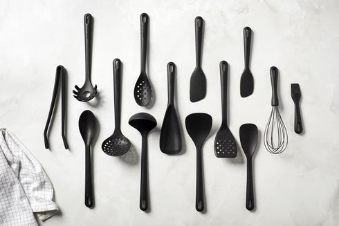 HENCKELS Silicone Onyx Cooking Utensils, 1 Piece in Black