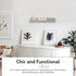 InPlace Shelving, Floating Picture Shelf with Ledge, 10.2" D x 35.4" W x 2" H, Gray Driftwood, 9602032E