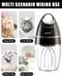 Stand Mixer - Electric Portable Kitchen Mixer for Cake, Milk Frother, Use with Egg, Coffee, Hot Chocolate (Dark Grey)