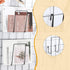 MorningRo 8 Pack Wall Grid Panel Accessories Gridwall Shelf Metal Wire Magazine Holder Literature Display Book Mail