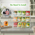 216 Packets, Countertop, BEYGORM Acrylic Tea Bag Organizer for Tea No Assembly Required, Display Holder for Vertical