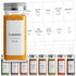 Talented Kitchen 140 Minimalist Spice Jar Labels, Preprinted Waterproof Kitchen Organization Stickers for Spice Jars
