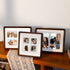 8x10 4x6 3x4 8x10 Collage Picture Frame Natural Walnut Solid Wood, Collage Photo Frame Displays and Two Photos