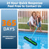 20" 12-Rows Wide Pool Brush Head, Heavy Duty Pool Scrub Brush with Soft Bristles, Inground/Above Ground Pool Brushes