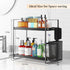 Countertop, Counter LEMIKKLE Bathroom Organizer Organizer for Bathroom Decor, Wooden Sink Shelf for Vanity Storage