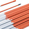 Autoparts 50pcs Orange Reflective Driveway Markers Snow Stakes 48 Inches Long 1/4-Inch Dia
