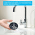 iPEGTOP Strong Suction Cup Shower Caddy, Bath Shelf Storage with 4 Side Hooks, Chrome, 2 Count