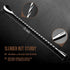 Hiware 12-Inch Bar Spoon Set of 2, Stainless Steel Mixing Spoons, Spiral Pattern for Cocktail Shaker