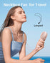 SWEETFULL Mini Portable Fan, Powerful Handheld Rechargeable Fan, 3 Speeds Personal Small Fan for Travel Makeup