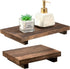 Tiamon 2 Pcs Wood Pedestal Stand Riser Wood Riser Soap Stand for