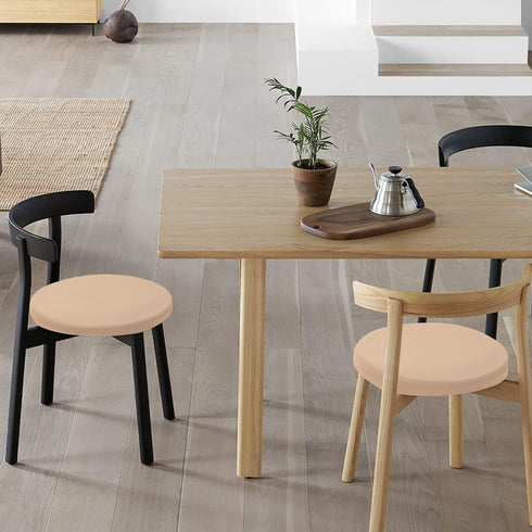 HFATMOS 2 11-14 Inch Pcs Bar Stool Covers Round Stool Slipcovers High Elastic Circle Chair Covers Soft Chair Seat