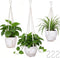 YIBOT 3 Pack Macrame Plant Hanger Indoor Hanging Planter for Plants Holder