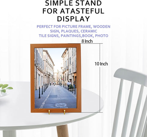 LIONWEI LIONWELI Decorative Plate Stand Holder Picture Frame Stand Easel Display Stand
