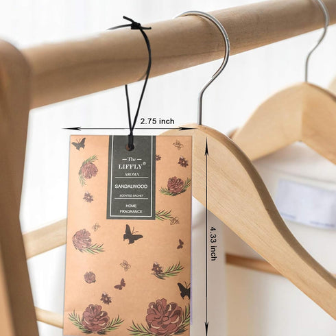 14 Packs Lavender Rose Jasmine Ocean Vanilla Sandalwood Scented Sachets Bag for Drawers and Closets Gift Box