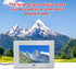 Large Display Digital Clock with Day and Date for Elderly, 7 Inch, 5 Alarm, 3 Medicine Reminders, Dementia Clock, White