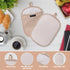 Hovico 2PCS Silicone Pot Holders, Heat Resistant Oven Mitts with Pockets, Non-Slip Hot Pads - Milkshake