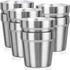 Beasea 8 Pack 6 oz Stainless Steel Cups, Stackable Insulated Mini Tumblers for Home, Restaurant, Office, Party, Camping