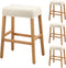 YISUN Stool Covers Rectangle - 4 Pack Stretch Waterproof Saddle Seat Cover