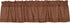 VHC Brands Patriotic Patch Plaid Valance, 16x72 Country Curtain, Deep Red