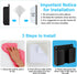 8 Pieces Wall Mount Phone Holder Adhesive, Remote Control Storage Box, Non-Slip Media Organizer for Bedroom and Kitchen