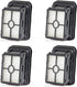 4 Pack 1866 Replacement Filters for Bissell Crosswave 1785, 3888A, 2551 & Crosswave Pet Pro 2306, 2554, 2596