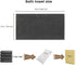 4 Set 100% 55 27 Inch, SEMAXE Piece Grey Bath Towel for Bathroom, Cotton Bath Towels with Hanging Loop, x Soft