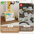BPMFDTNL Wood Kids Bookshelf, Montessori Bookshelf,Suitable Kids Rooms, Nursery & Classroom, Toddler Book Rack, Nursery