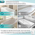 Austion 2 Saddle shape Compartments Bath Toy Organizer, Easy Access for Children, Wide Opening Bath Toy Holder