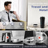 Portable Electric Kettle for Travel, 110-240V Auto, with LCD Display, 4 Temperature Settings, 350ML Stainless Steel