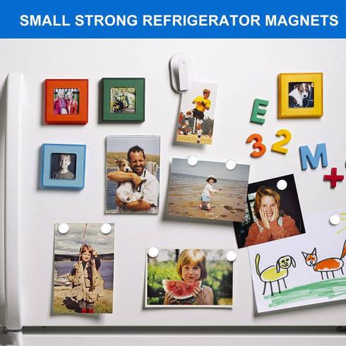 DIYMAG 200Pcs Small Magnets, Neodymium Rare Earth for Office, Whiteboard, Kitchen, Durable Teacher Magnets for Crafts