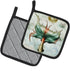 Caroline's Treasures Beach Mermaid Tail Pot Holders, Heat Resistant Kitchen Set, 7 1/2 x 7 1/2
