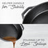 Fresh Australian Kitchen 12" Nonstick Cast Iron Skillets - Pre Seasoned Frying Pan Cookware for Cooking