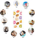 AUUXVA Hand Towels for Bathroom, Kitchen Towels, Colorful Donut Face Towel for Gym/Hotel/Spa/Salon, 30"x15"