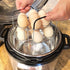 Stackable Egg Steamer Rack, BiaoGan Egg Cooking Rack with Heat Resistant Silicone Handles for Instant Pot Accessories